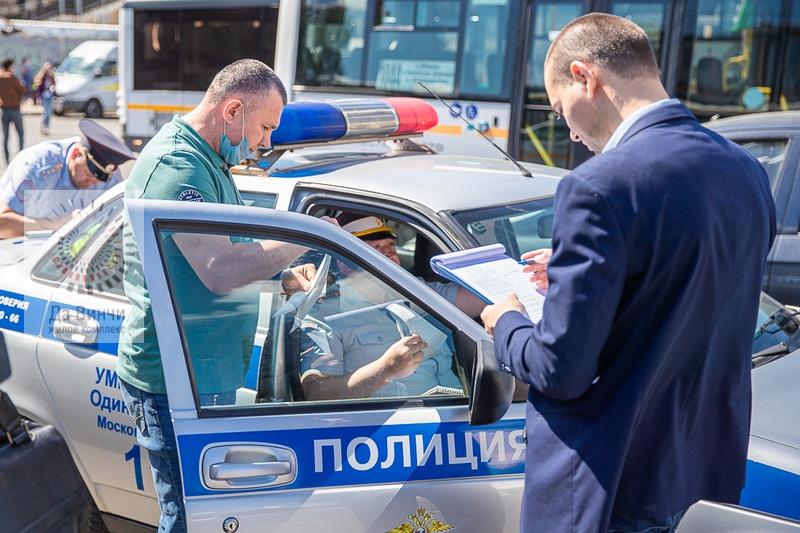 В Одинцове проверили техническое состояние автобусов нескольких маршрутов