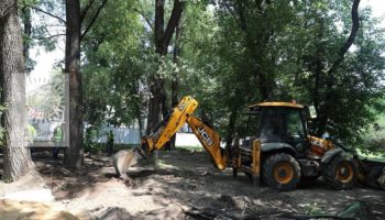 Реконструкция сквера в Звенигороде