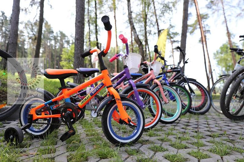Прокат велосипедов в парке Виражи